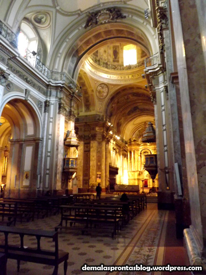 Detalhe do interior da Catedral Metropolitana.